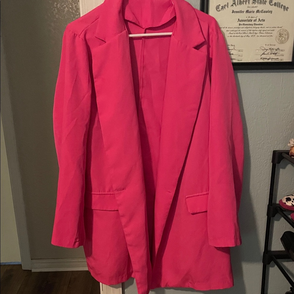 Women's Pink Blazer